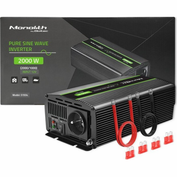 Převodník monolitu napětí 1000 W | 2000W | 12V na 230V | ...