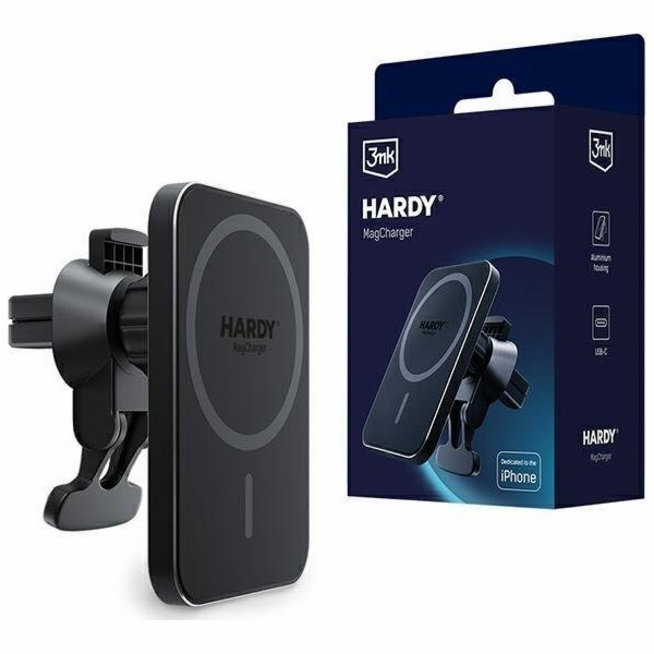 3mk držák do auta Hardy MagCharger, 15W bezdrátové nabíje...