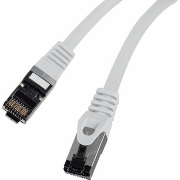 Patchcord Cat. 8.1 s/ftp lszh cu 0,25 m fluke prošel šedou