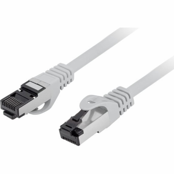 Patchcord Cat. 8.1 s/ftp cu lszh cu 1m fluke prošel šedou