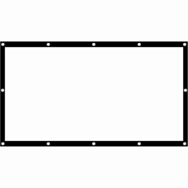 Projekční obrazovka 84 palců MC-980 186x100cm Border 25mm