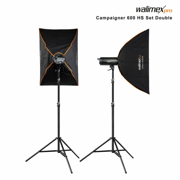 walimex pro Campaigner 600 HS Set Double