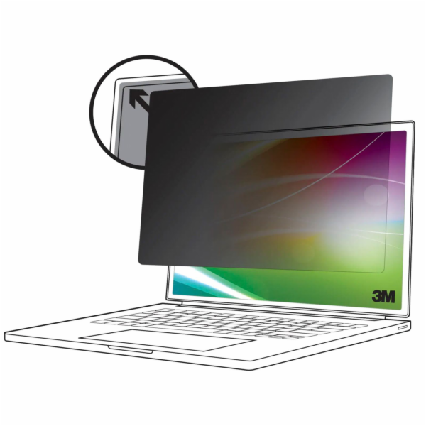 3M BPNAP004 Blickschutzf. 16:10 Bright Screen MacBook Pro...