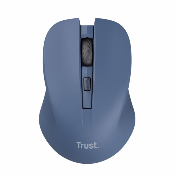 TRUST myš Mydo tichá bezdrátová myš, optická, USB, modrá