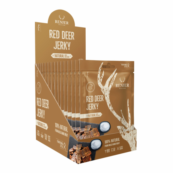 RENJER Modern Nordic Red Deer (Jeleni´) Jerky Sea Salt 37...