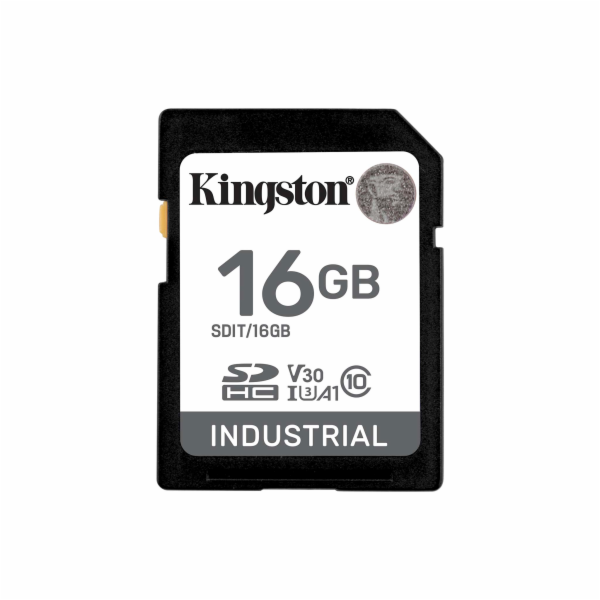 Kingston SDHC karta 16GB Industrial pSLC