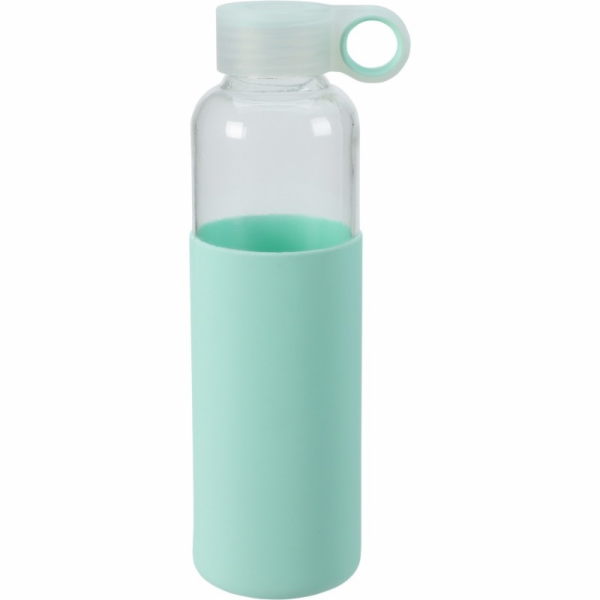 Láhev na nápoje skleněná s obalem 550 ml modrá KO-1704871...