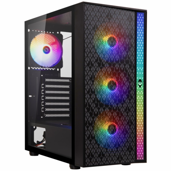 BitFenix skříň Light / ATX / 4x120mm RGB fan / 2xUSB 3.0 ...