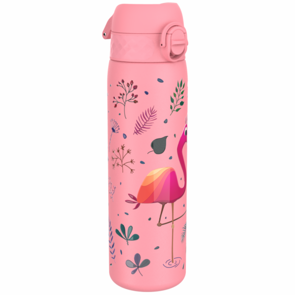 ion8 Leak Proof nerezová láhev Flamingo, 600 ml