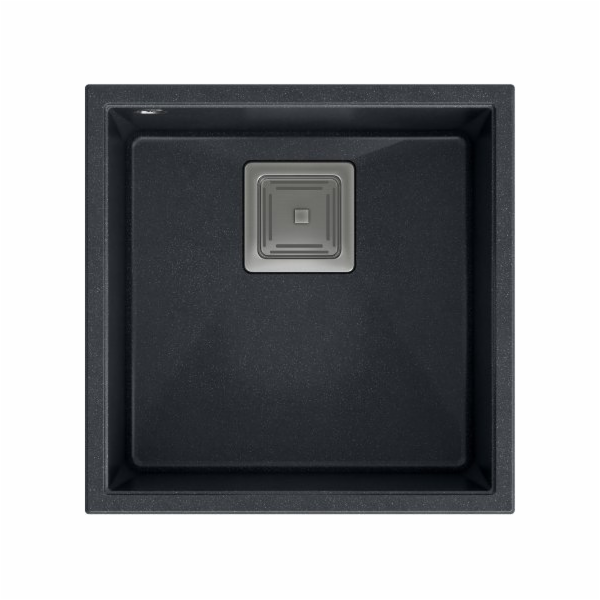 Quadron DAVID 40 GraniteQ čistý uhlíkový dřez/ocelové prvky