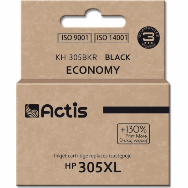 Inkoust Actis KH-305BKR pro tiskárnu HP; náhradní HP 305X...