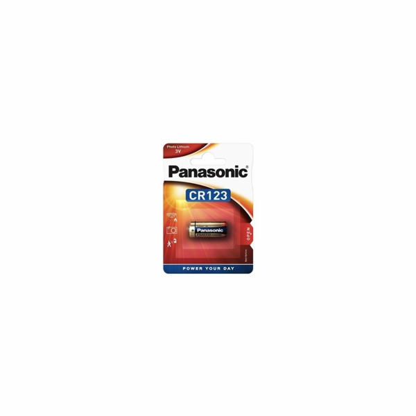 PANASONIC Lithiové - FOTO baterie CR-123AL/1BP 3V (blistr...