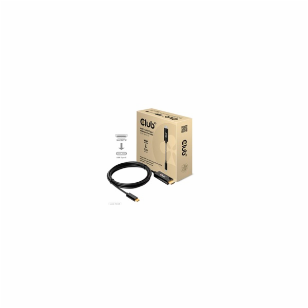 Club3D aktivní kabel HDMI na USB-C, 4K60Hz, 1.8m, M/M