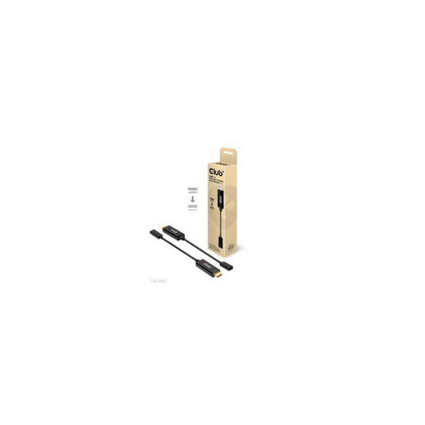 Club3D aktivní adaptér HDMI na USB-C, 4K60Hz, M/F