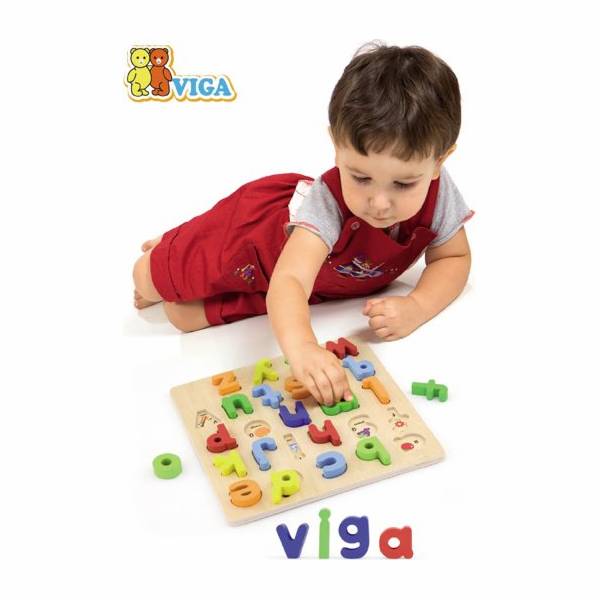 Dřevěná abeceda Viga