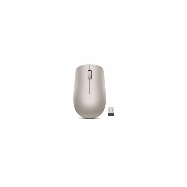 Lenovo 530/Cestovní/Optická/1 200 DPI/Bezdrátová USB/Almond
