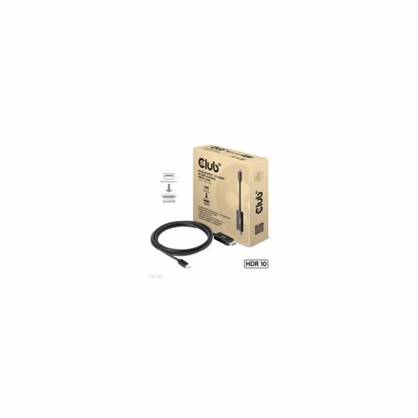 Club3D kabel miniDP 1.4 na HDMI, 4K120Hz nebo 8K60Hz HDR1...