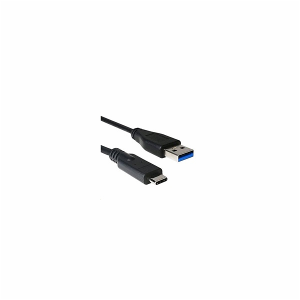 C-TECH kabel USB 2.0 AM na USB-C (AM/CM), 2m, černý