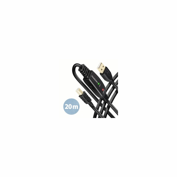 AXAGON ADR-220B, USB 2.0 A-M -> B-M aktivní propojovací /...