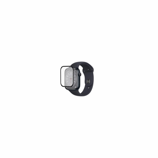 COTECi 4D Black-Rim Full Glue Glass for Apple Watch 8 - 45mm