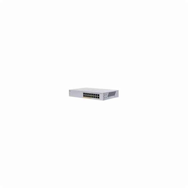Cisco switch CBS110-16PP (16xGbE, 8xPoE+, 64W, fanless) -...