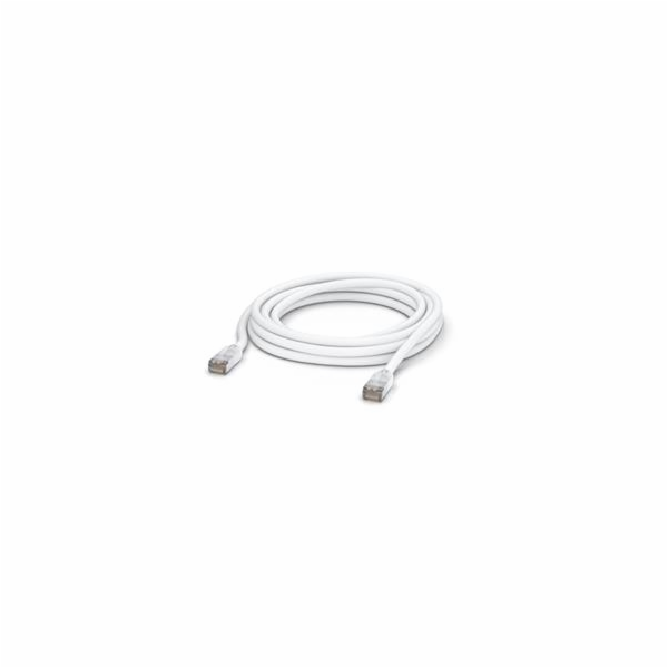 Ubiquiti Patch kabel, venkovní, STP, Cat.5e, 5m, bílá