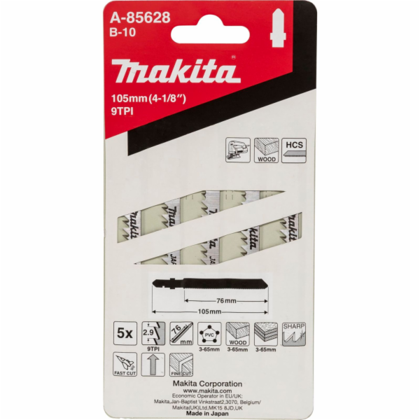 Makita A-85628 Jigsaw Blade   B-10