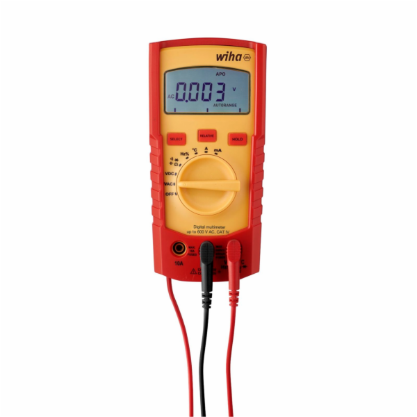 Wiha Digital Multimeter 45218, do 600 V AC, CAT IV, měřic...