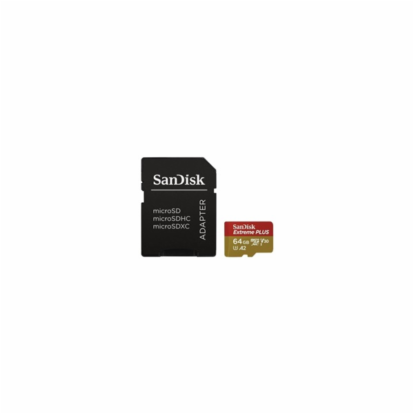 SanDisk micro SDXC karta 64GB Extreme PLUS (200 MB/s Clas...