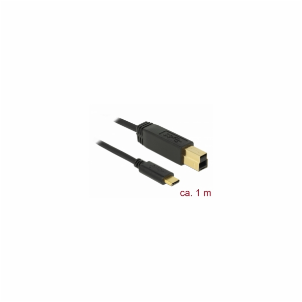 Delock USB 3.1 Gen 2 (10 Gbps) kabel Type-C na Typ-B 1 m