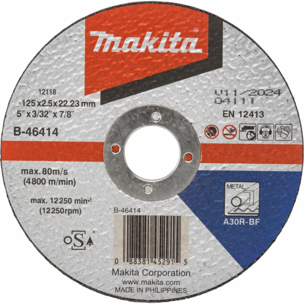 Makita B-46414 cutting disk 125x2,5mm steel