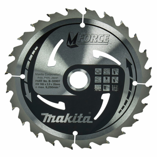 Makita B-32007 M-FORCE Saw Blade  165x20x24Z