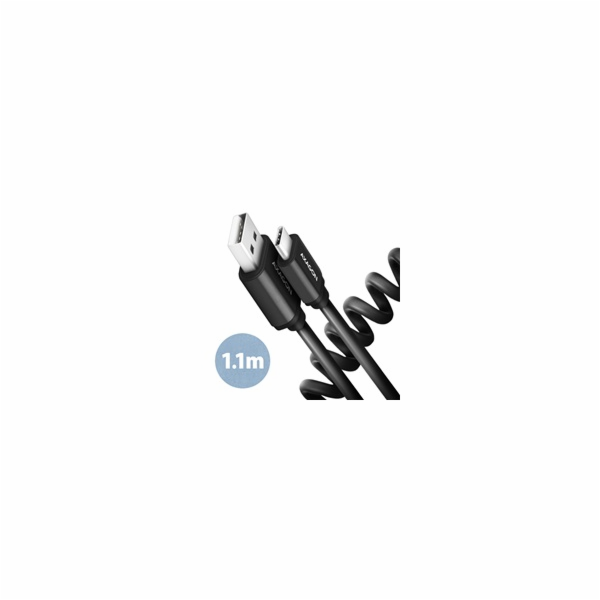 AXAGON BUCM-AM20TB, TWISTER kabel USB-C <-> USB-A, 1.1m, ...