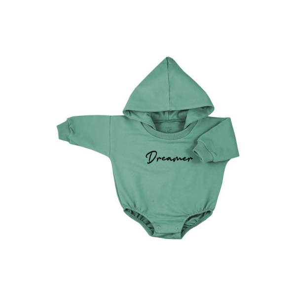 Kojenecké teplákové body baggy s kapucí Koala Dreamer zel...