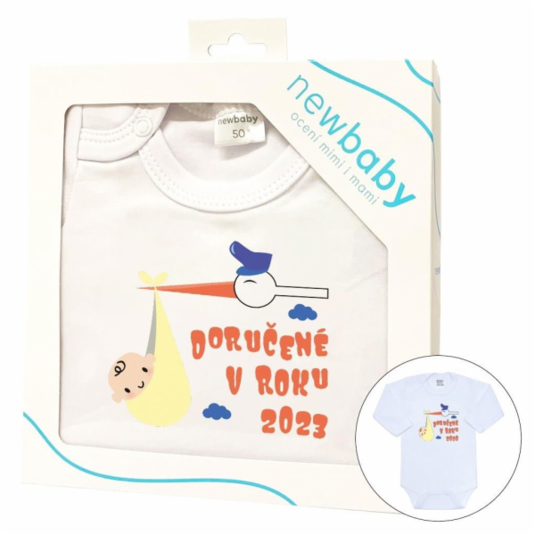 Body s potiskem New Baby Doručené v roku 2023 - darčekové...
