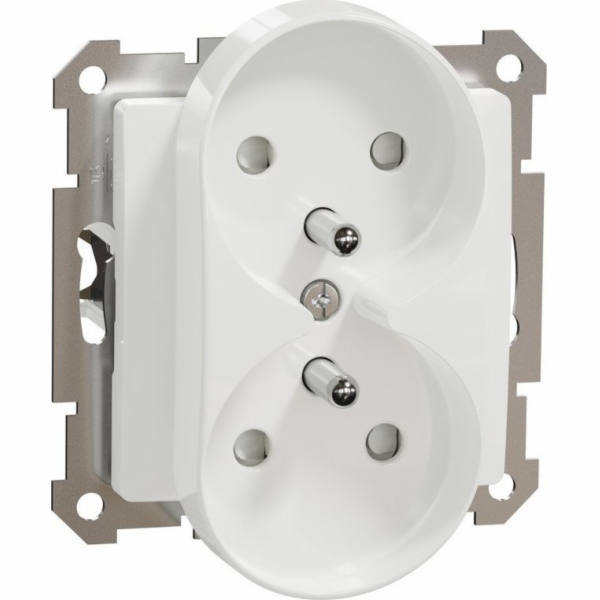 Dvojitá zásuvka Schneider Electric Sedna Design&Elements ...