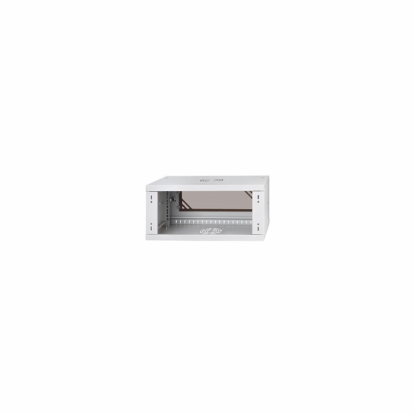 LEXI-Net 19" nástěnný rozvaděč Basic 4U 520x450, skleněné...