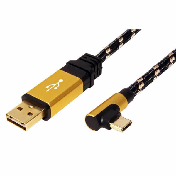 Kabel USB 2.0 kabel, oboustranný USB A(M) - USB C(M) lome...