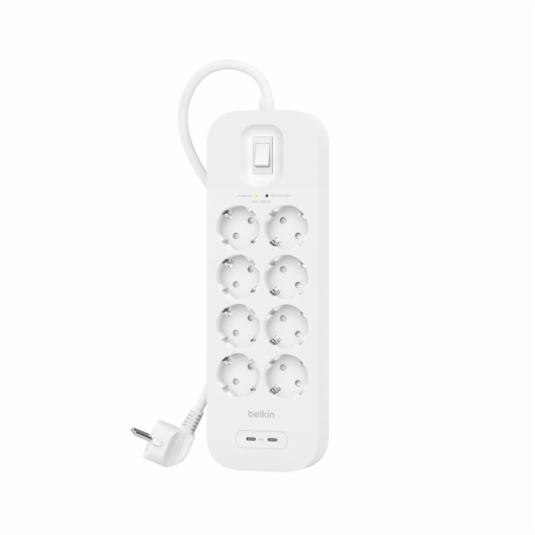 Belkin Surge Socket 8-fold, 2xUSB-C 900J. SRB004vf2M