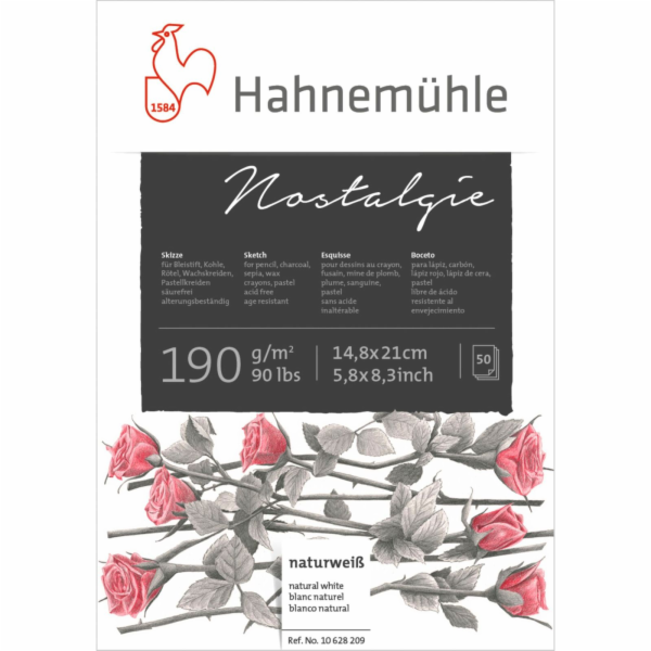 Hahnemühle Skizzenbuch Nostalgie A 5 50 Blatt 190 g