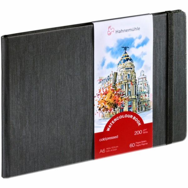 Hahnemühle Watercolour Book A 6 Landscape format 60 pages...
