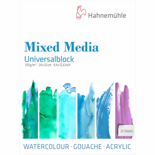 Hahnemühle Mixed Media Universal Pad 25 sheets  24x32 cm ...