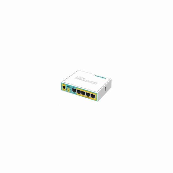 MikroTik RouterBOARD hEX PoE Lite, 650MHz CPU, 64MB RAM, ...