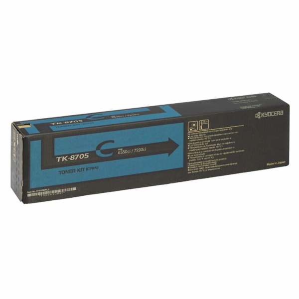 Kyocera toner TK-8705C/ 30 000 A4/ azurový/ pro TASKalfa ...