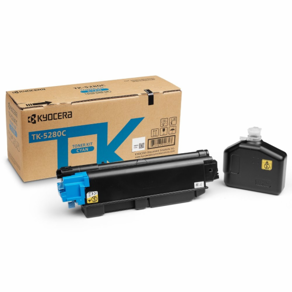 Kyocera toner TK-5280C modrý na 11 000 A4 (při 5% pokrytí...