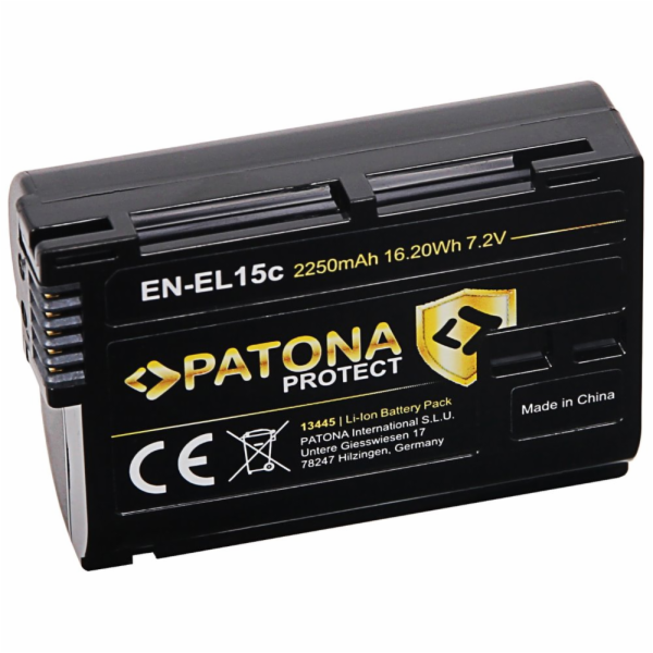 PATONA baterie pro foto Nikon EN-EL15C 2400mAh Li-Ion Pro...