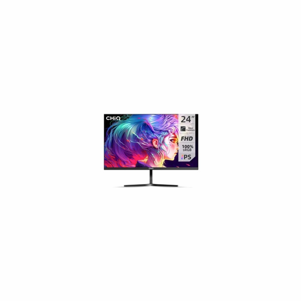CHiQ MT 24F650 24", FHD, 75 Hz, Frameless, černý