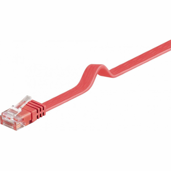 Goobay Patch kabel U/UTP kat.6 červený 1m (96400)