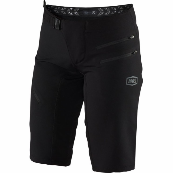 100% Szorty damskie 100% AIRMATIC Womens Shorts black roz...