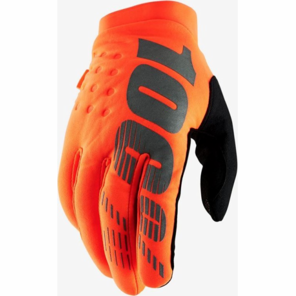 100% rukavice 100% Brszrather Youth Glove Fluo Orange Bla...